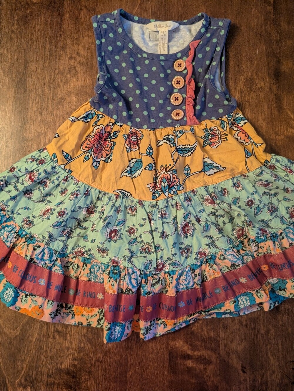 Matilda Jane Wild Heart Dress/ Girls Size 2